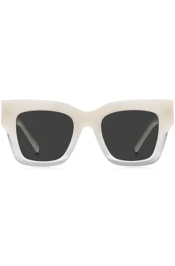 Opal-acetate sunglasses with signature hardware