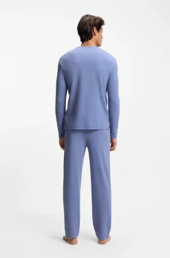 Ottoman pyjama T-shirt with embroidered logo