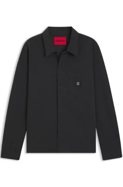 Oversized-fit shirt in a cotton blend