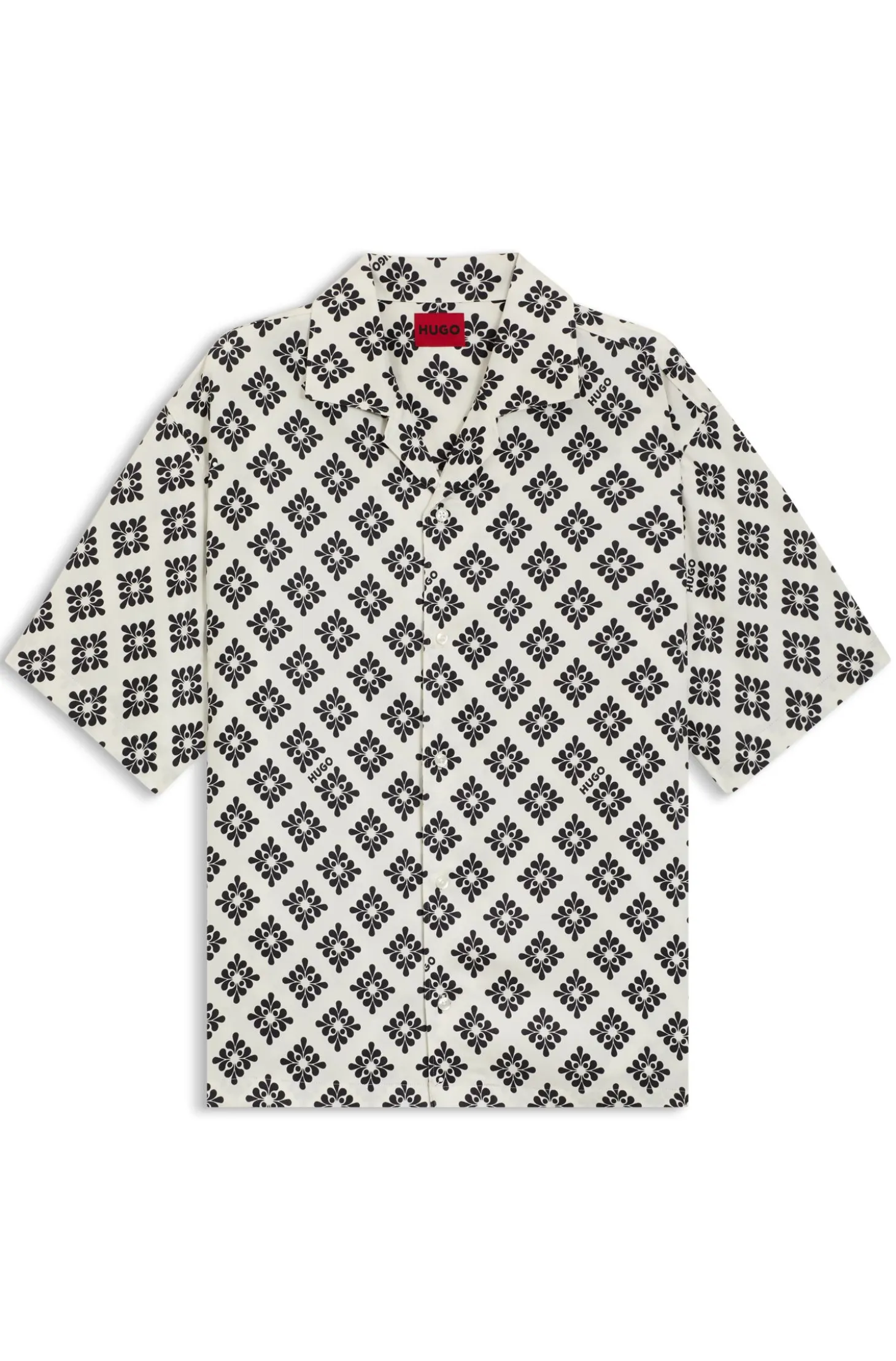 Oversized-fit shirt with statement print