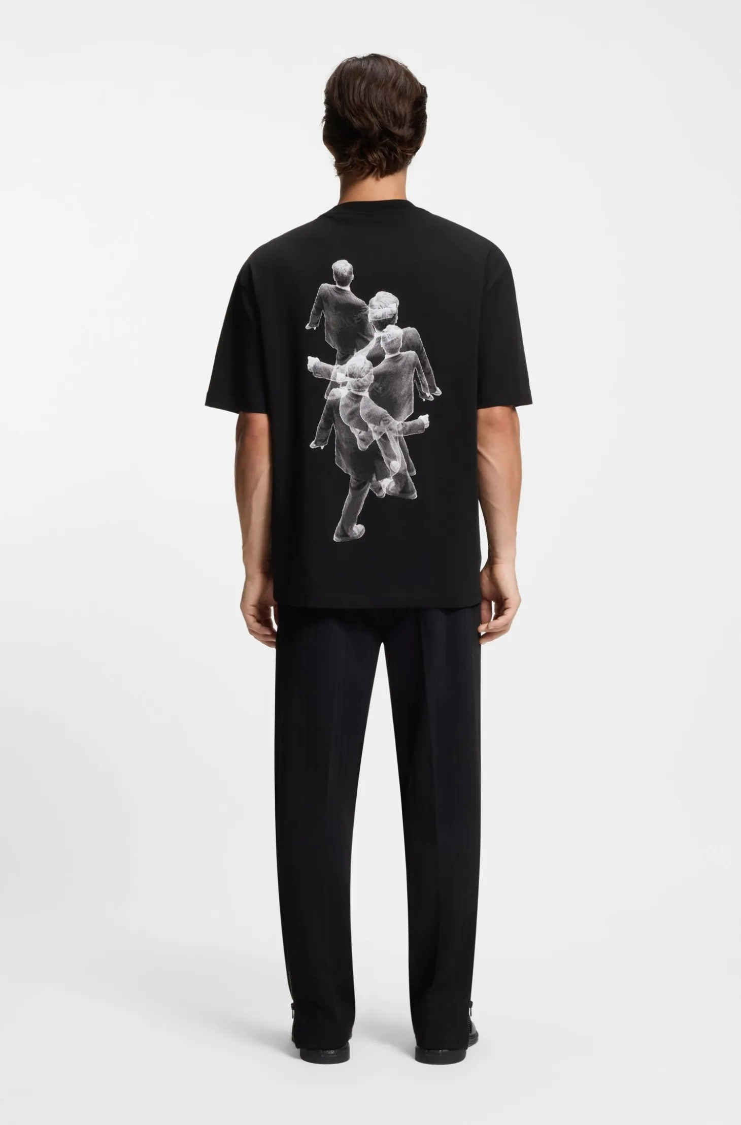Oversized-fit T-shirt in cotton jersey with graphic artwork