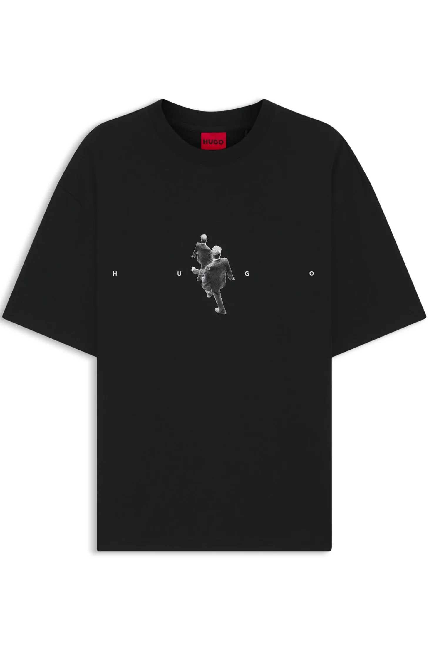 Oversized-fit T-shirt in cotton jersey with graphic artwork