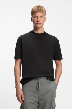 Oversized-fit T-shirt in cotton jersey