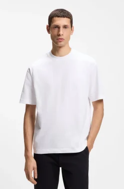 Oversized-fit T-shirt in cotton jersey