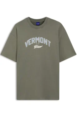 Oversized-fit T-shirt in cotton with graphic print