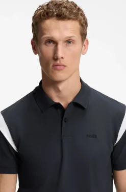 Paddy polo shirt in stretch cotton