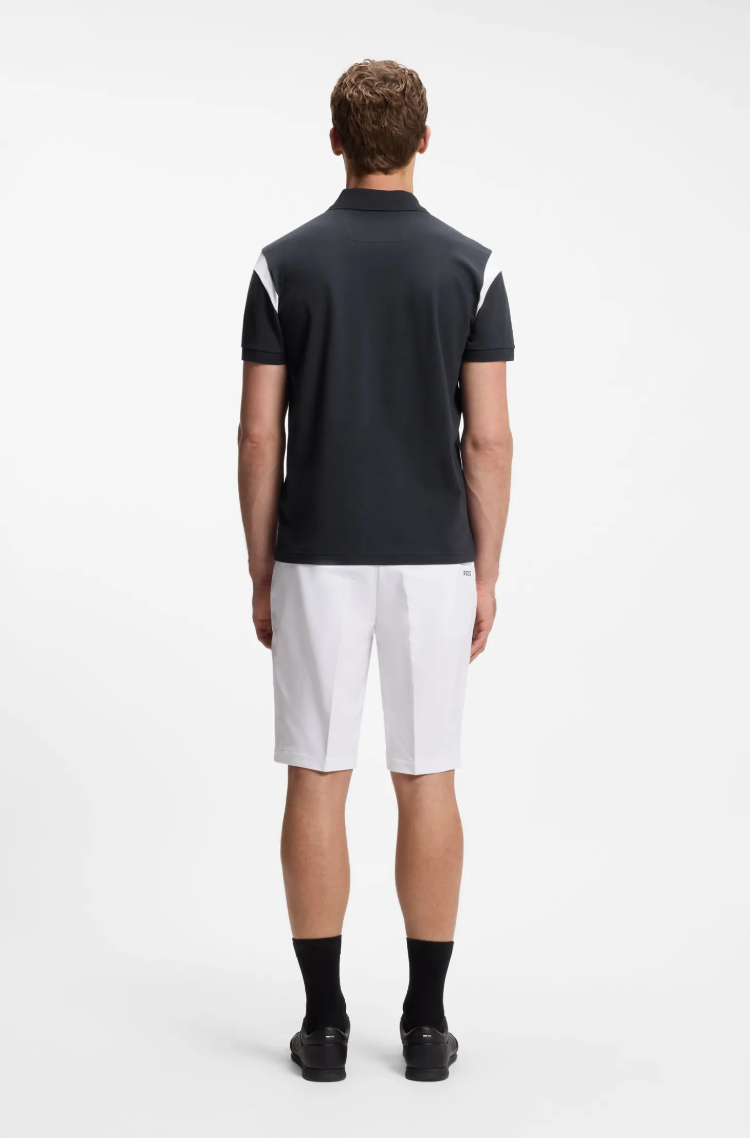 Paddy polo shirt in stretch cotton