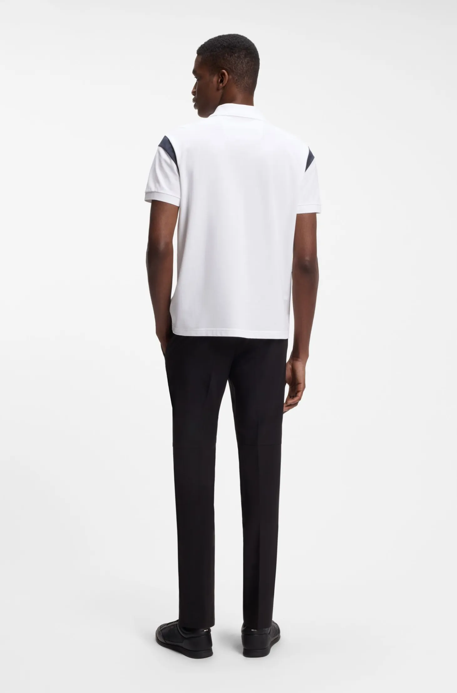 Paddy polo shirt in stretch cotton