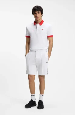 Paddy polo shirt with country flag