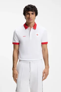 Paddy polo shirt with country flag
