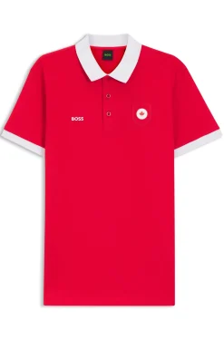 Paddy polo shirt with country flag