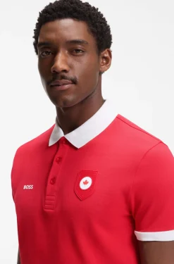 Paddy polo shirt with country flag