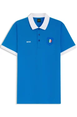 Paddy polo shirt with country flag
