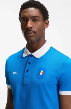 Paddy polo shirt with country flag
