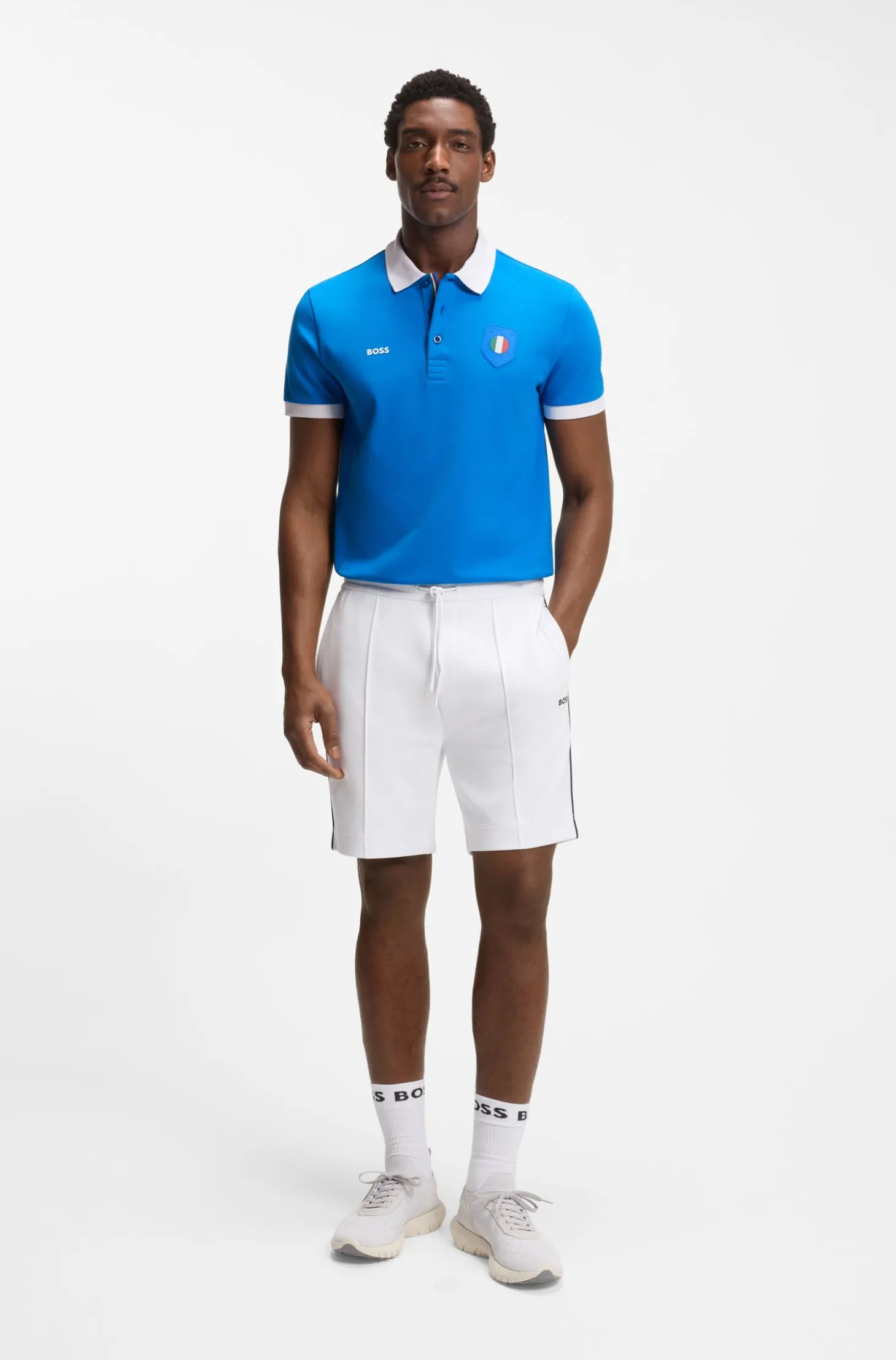 Paddy polo shirt with country flag