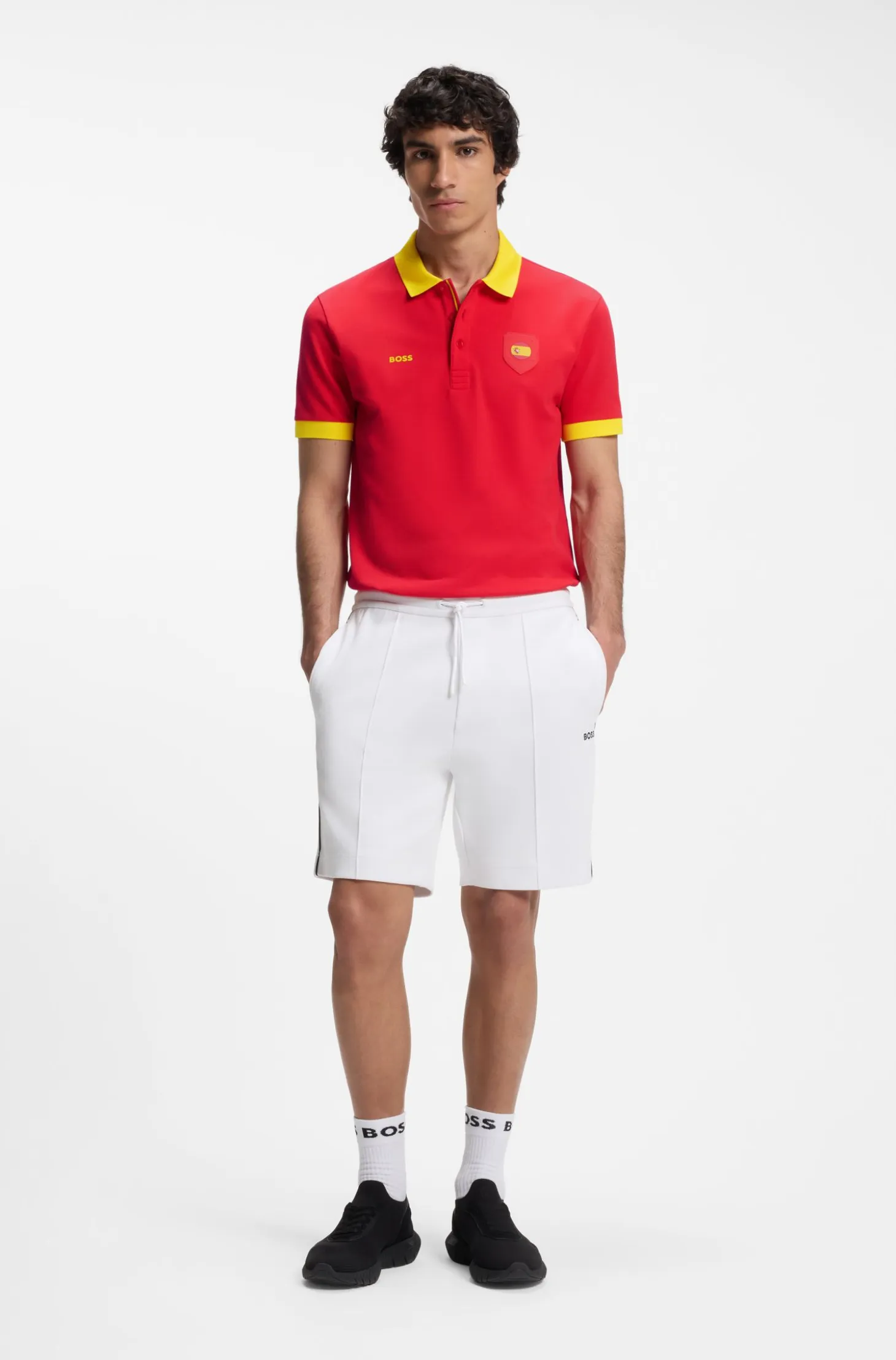 Paddy polo shirt with country flag