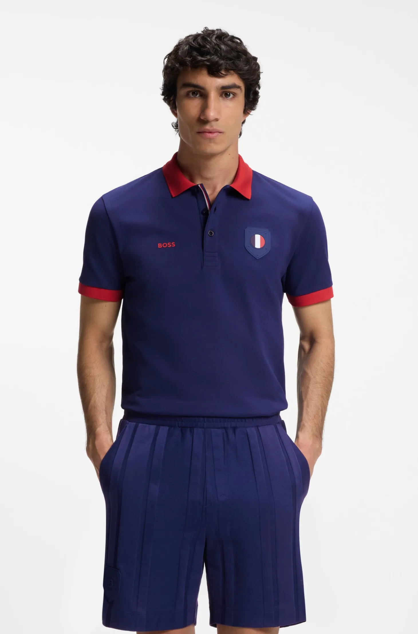 Paddy polo shirt with country flag