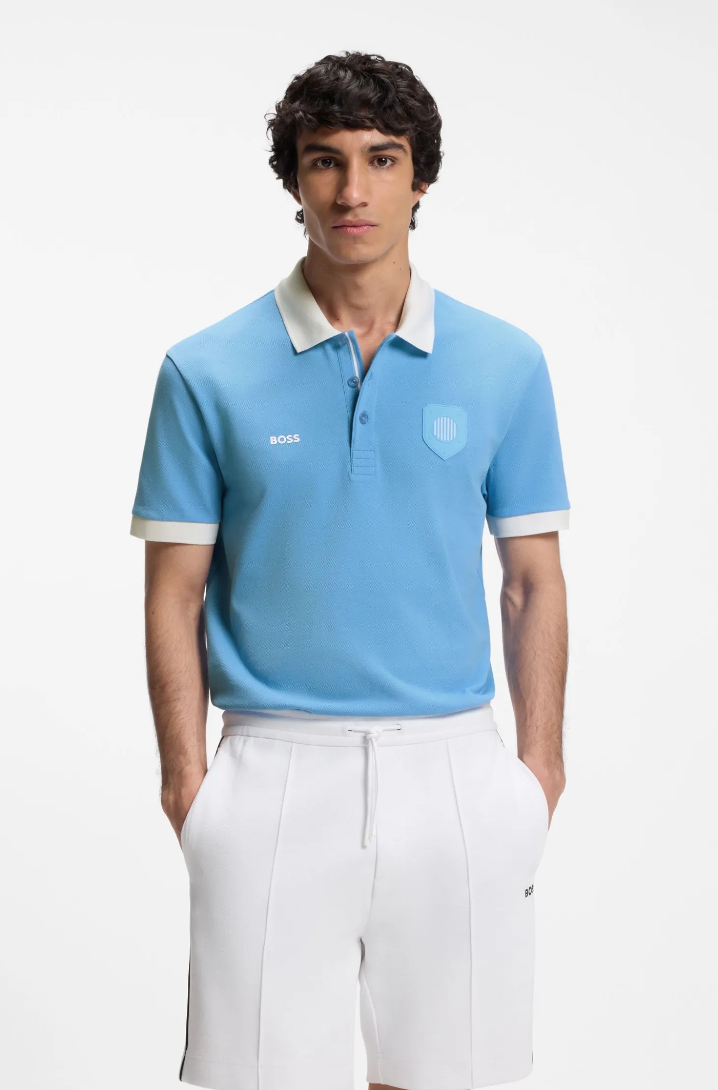 Paddy polo shirt with country flag