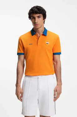 Paddy polo shirt with country flag