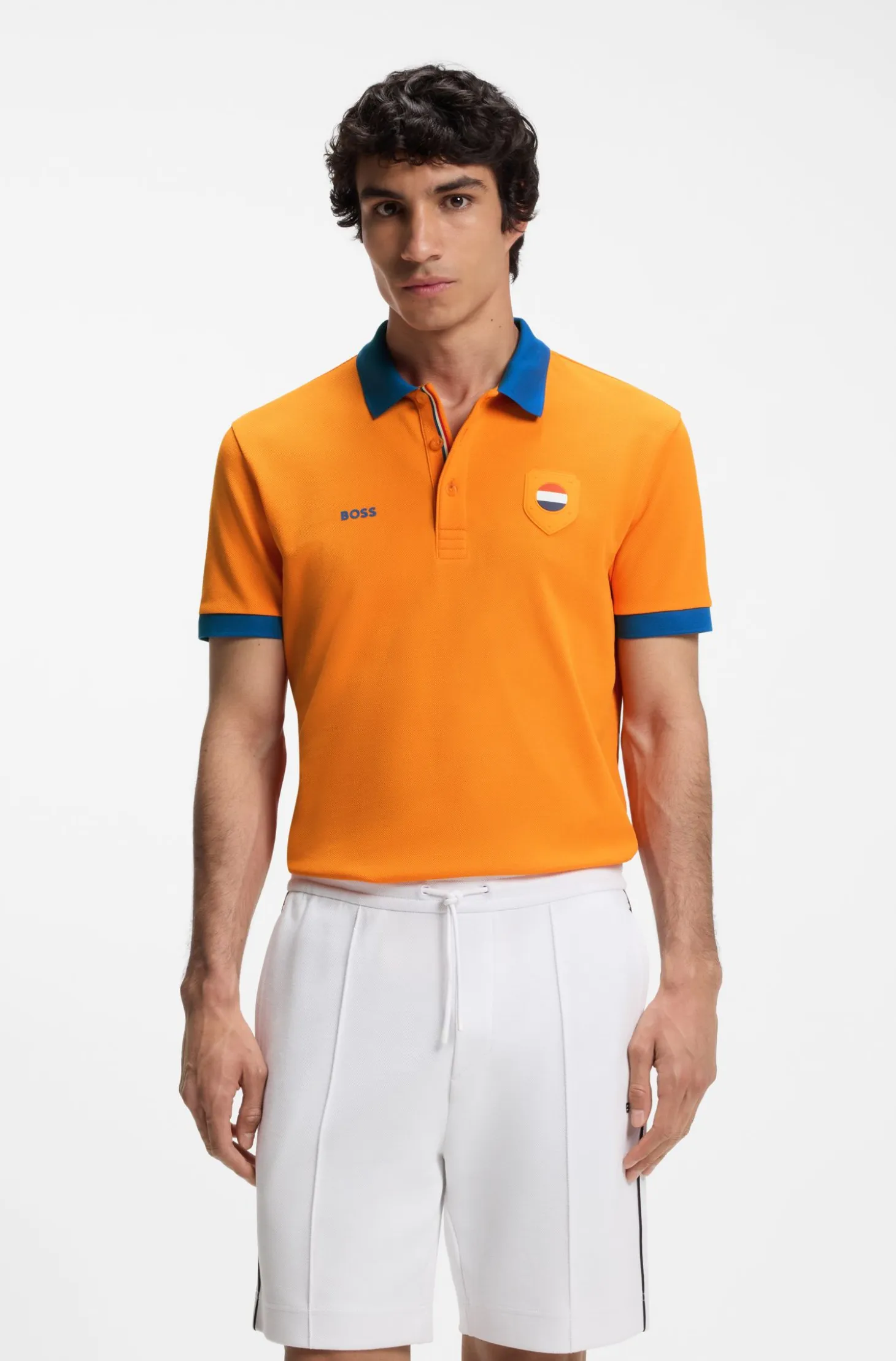 Paddy polo shirt with country flag