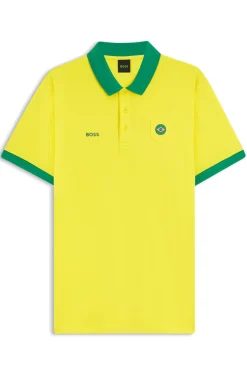Paddy polo shirt with country flag