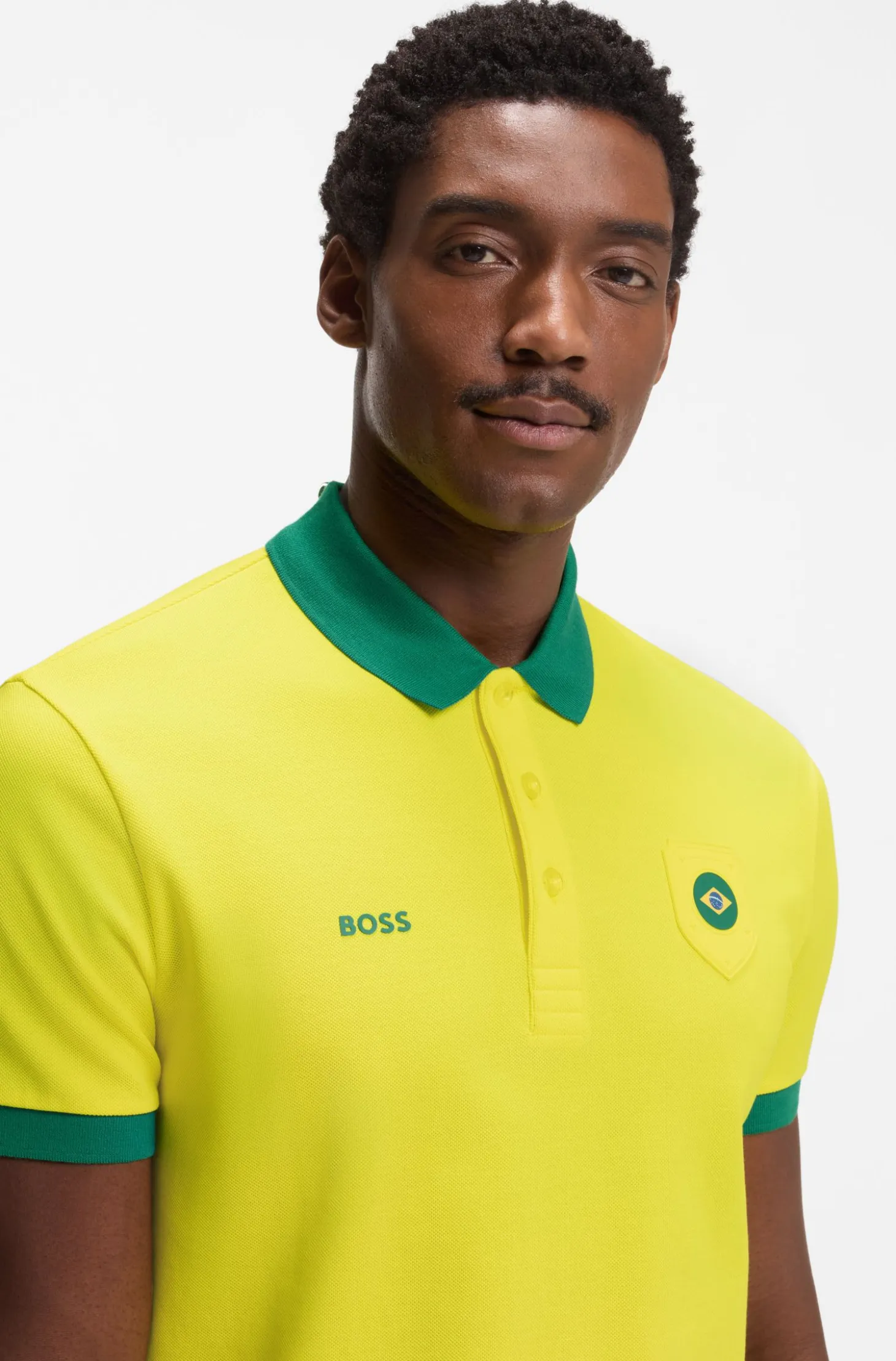 Paddy polo shirt with country flag