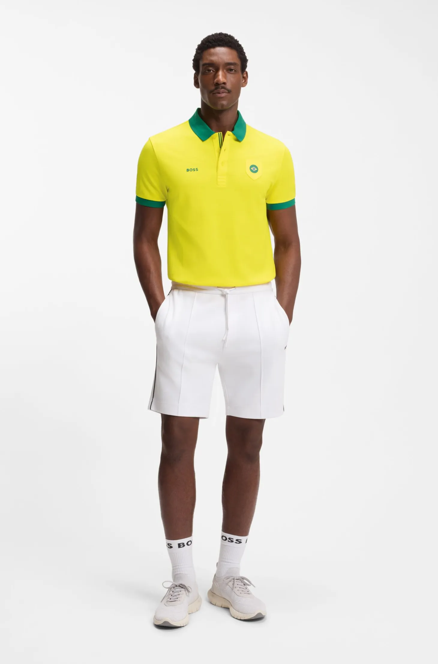 Paddy polo shirt with country flag