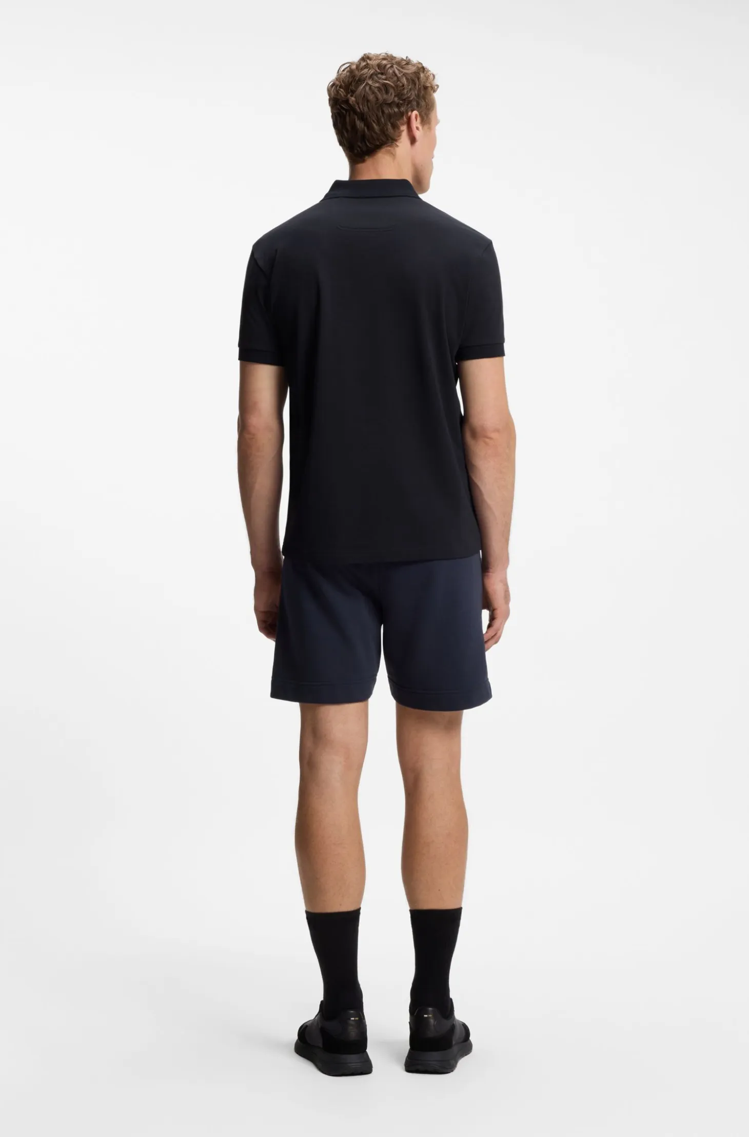 Paddy polo shirt with structured logo patch