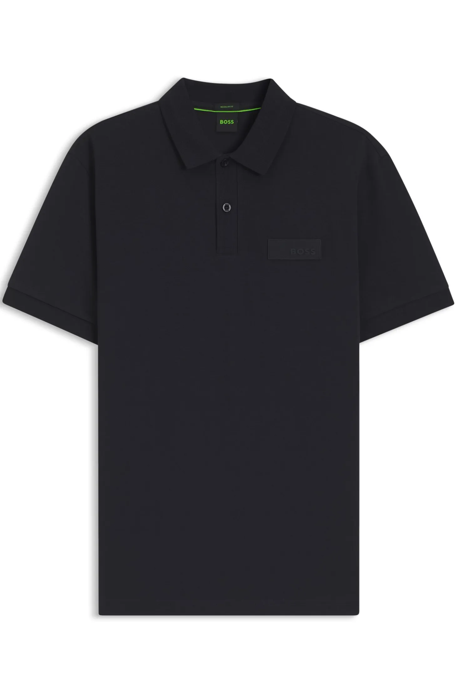 Paddy polo shirt with structured logo patch