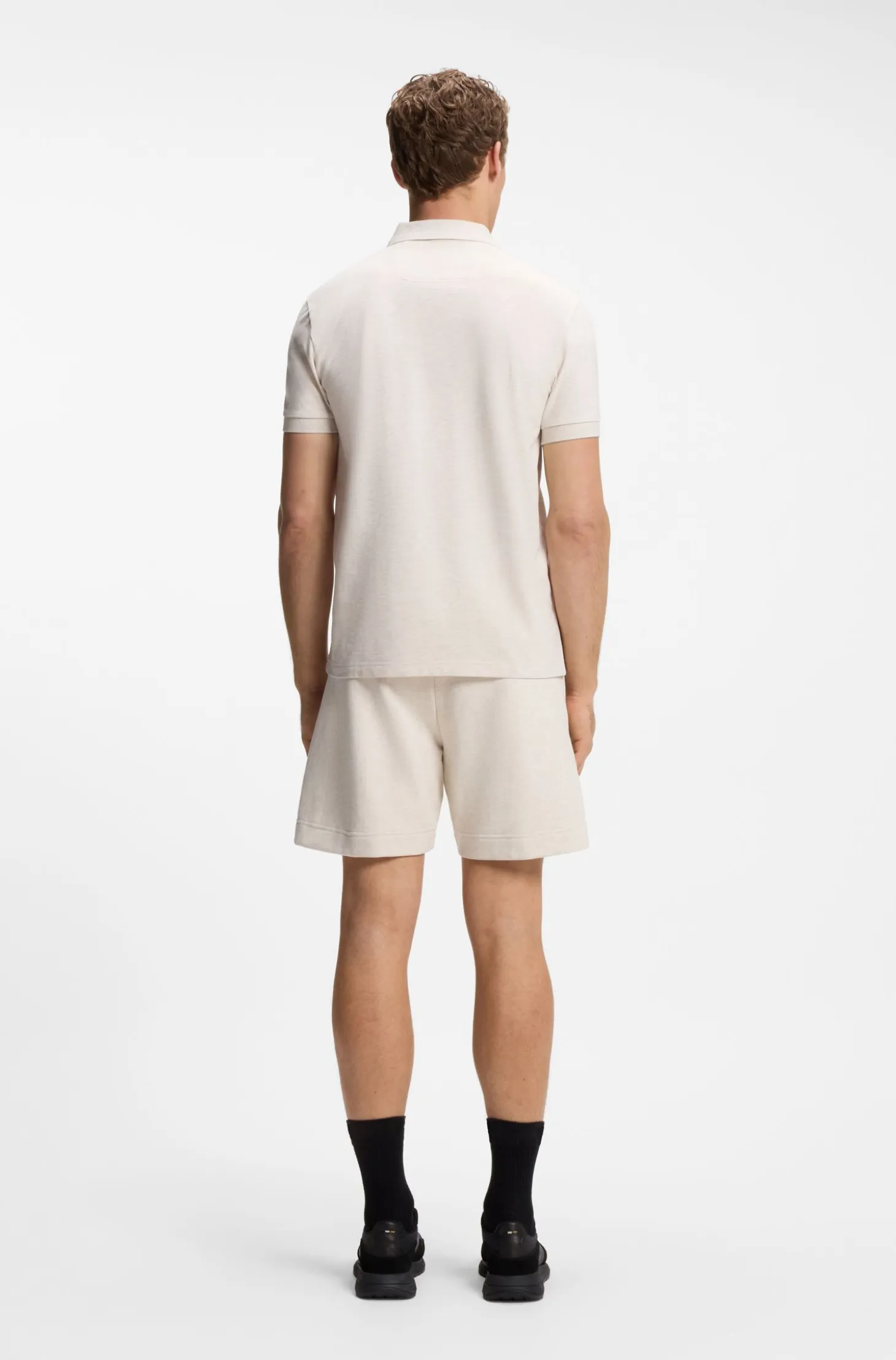 Paddy polo shirt with structured logo patch
