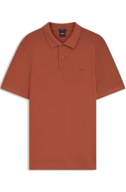 Pallas polo shirt in cotton piqué with embroidered logo