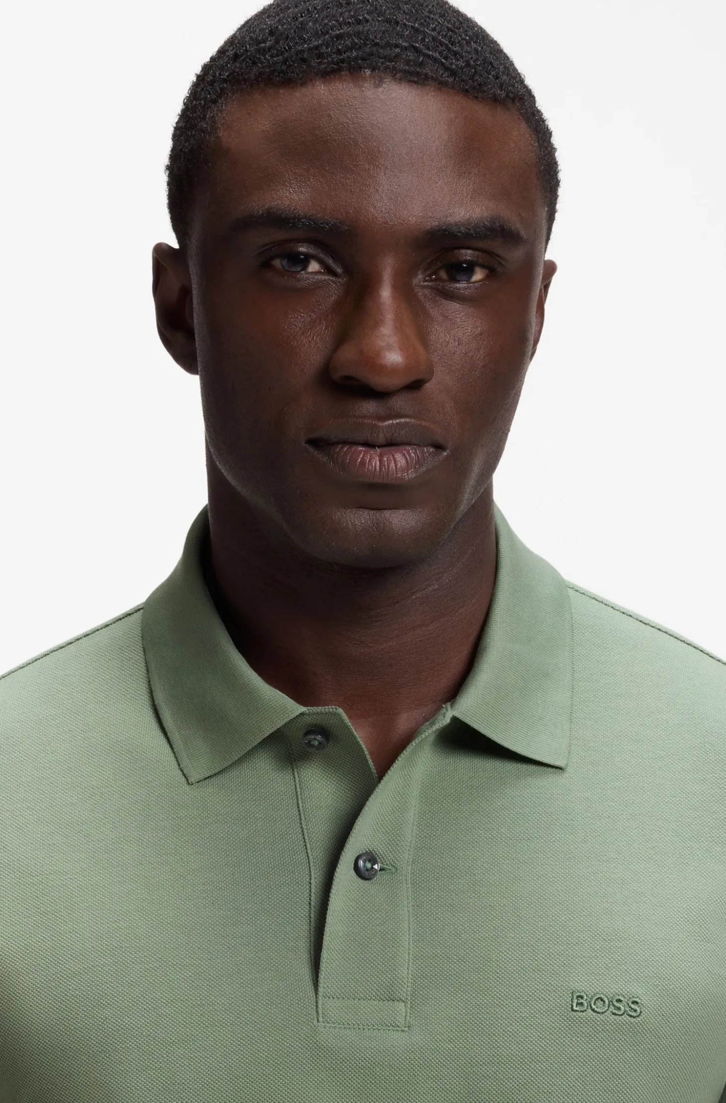 Pallas polo shirt in cotton piqué with embroidered logo