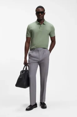 Pallas polo shirt in cotton piqué with embroidered logo