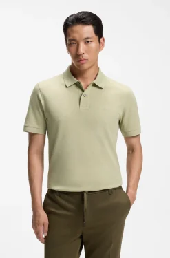 Pallas polo shirt in cotton piqué with embroidered logo