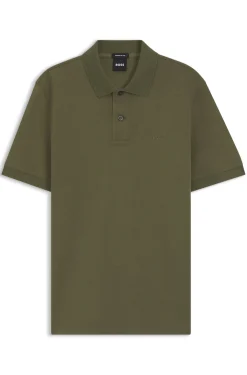 Pallas polo shirt in cotton piqué with embroidered logo