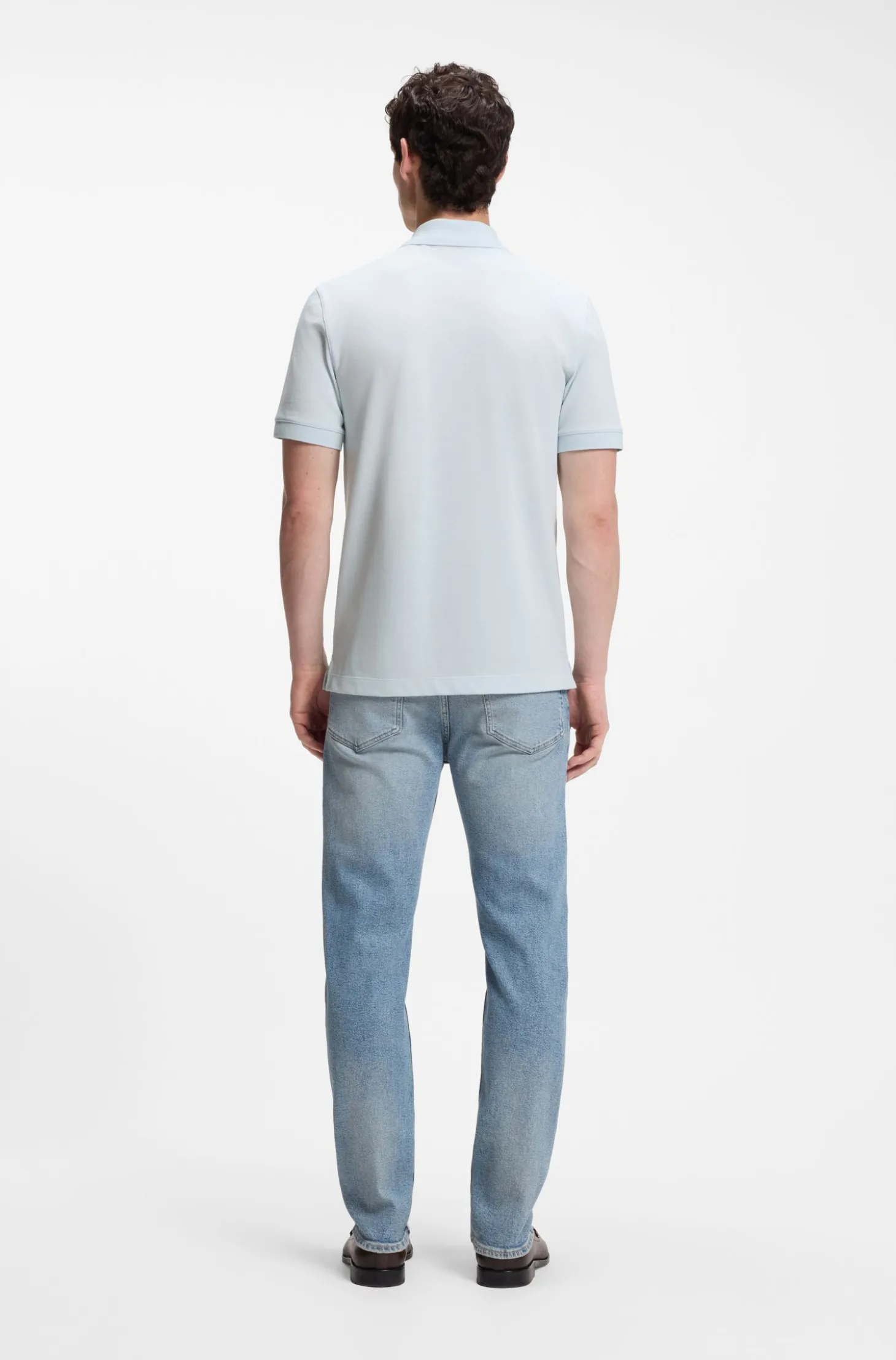 Pallas polo shirt in cotton piqué with embroidered logo