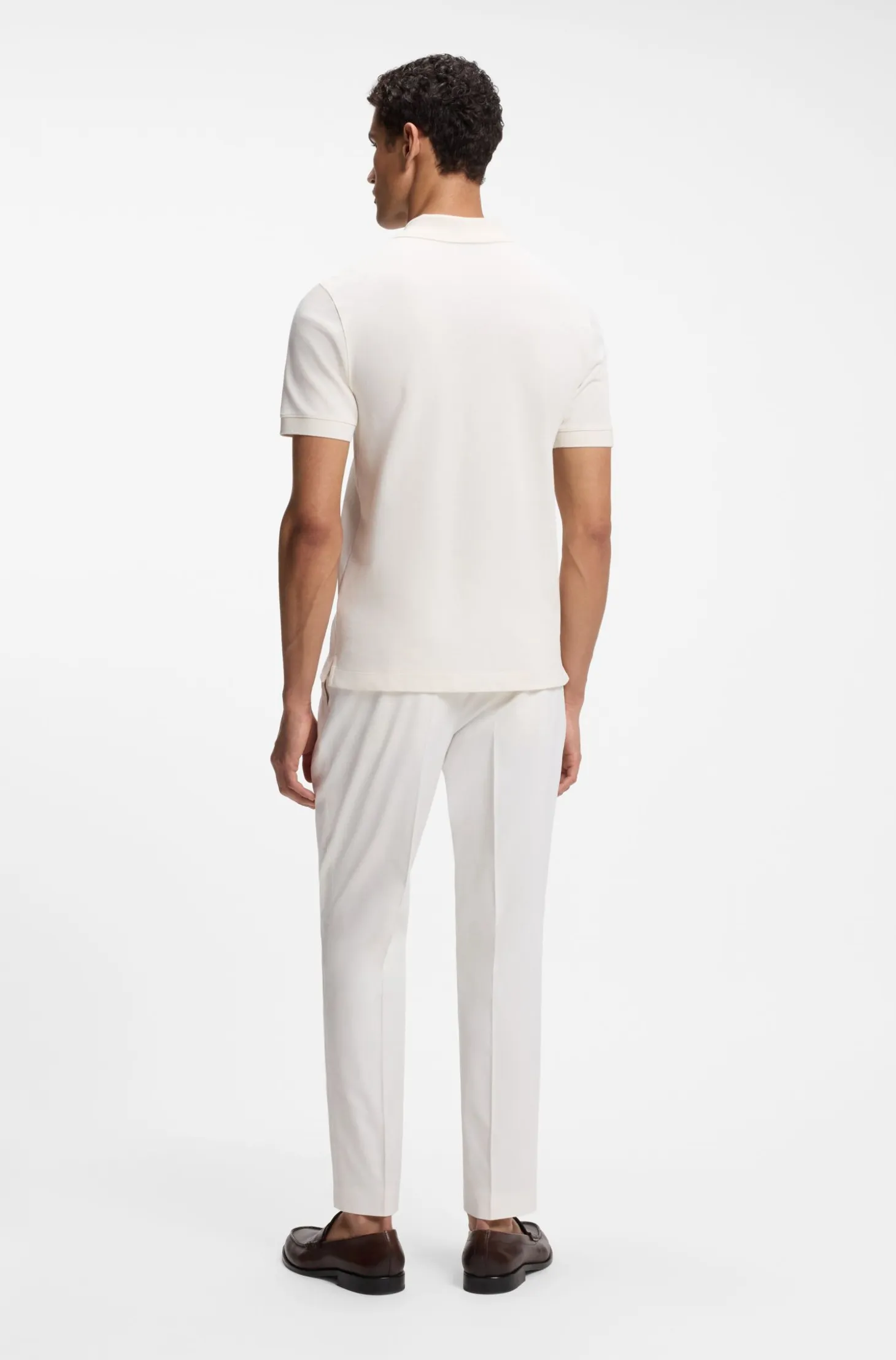 Pallas polo shirt in cotton piqué with embroidered logo
