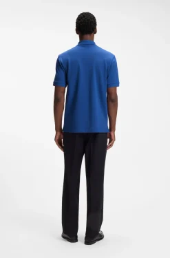 Pallas polo shirt in cotton piqué with embroidered logo