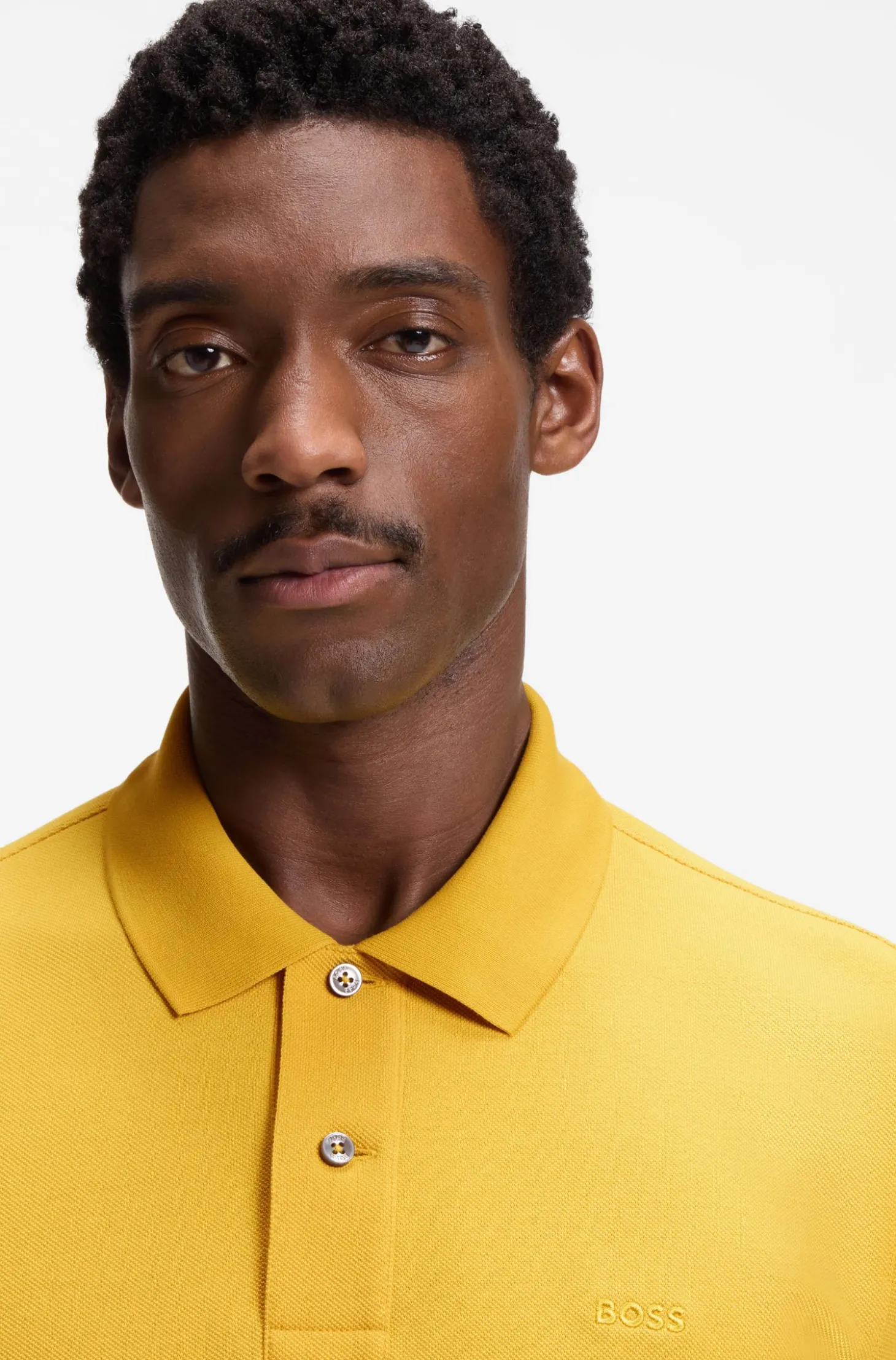 Pallas polo shirt in cotton piqué with embroidered logo