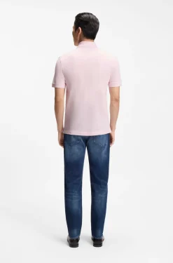 Pallas polo shirt in cotton piqué with embroidered logo