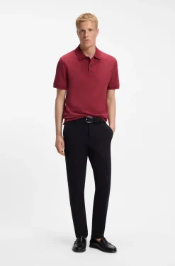 Pallas polo shirt in cotton piqué with embroidered logo
