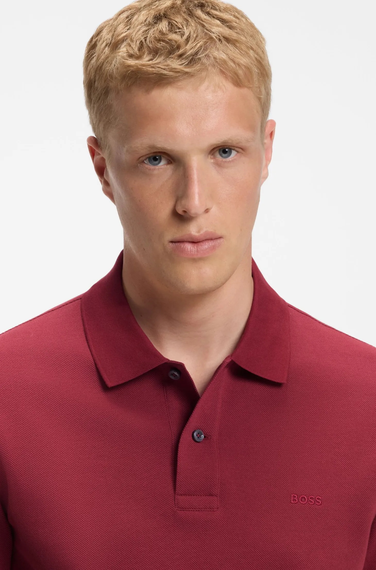 Pallas polo shirt in cotton piqué with embroidered logo