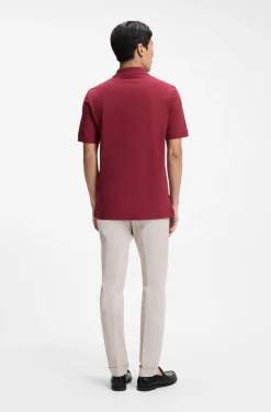Pallas polo shirt in cotton piqué with embroidered logo