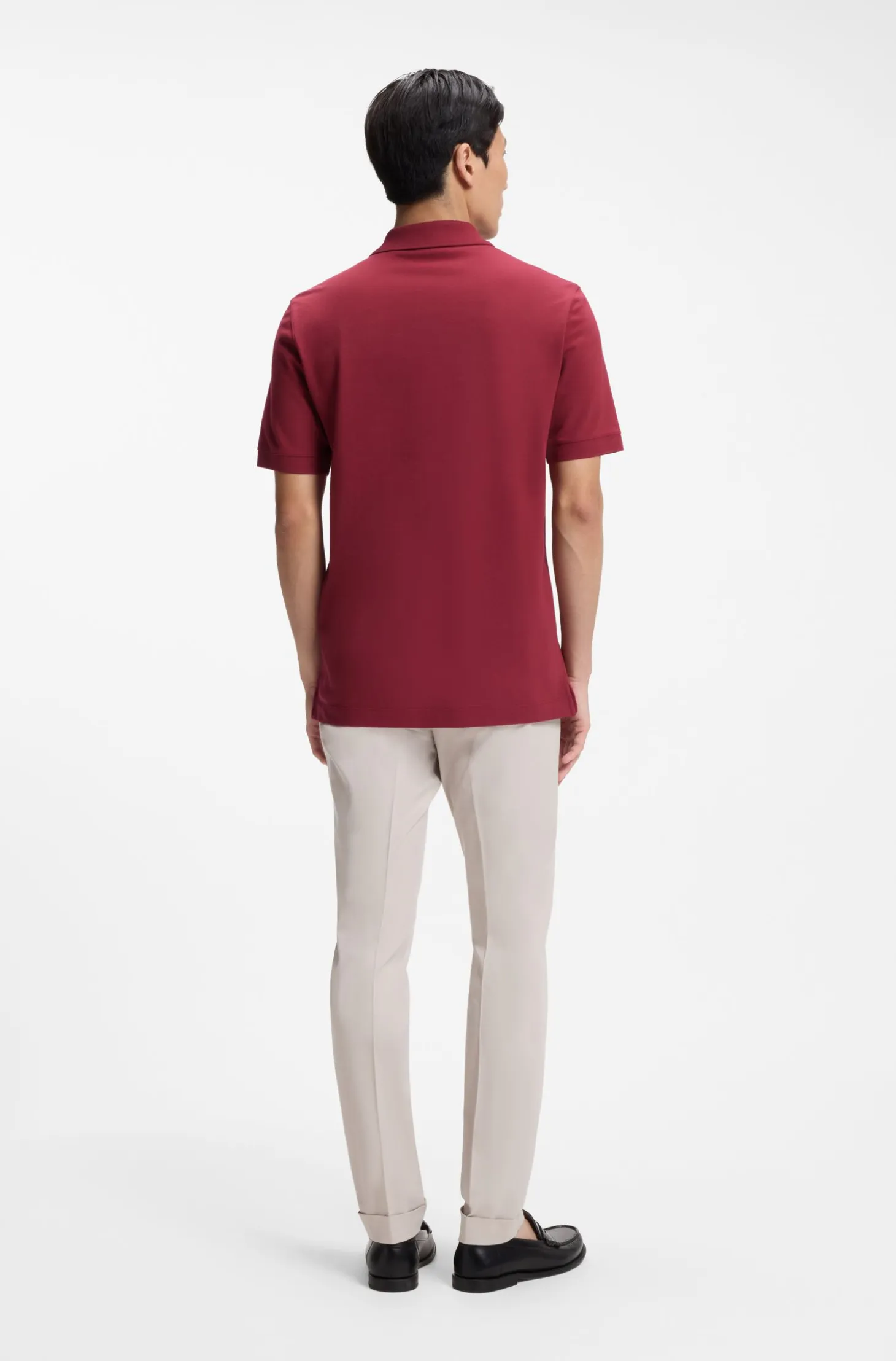 Pallas polo shirt in cotton piqué with embroidered logo
