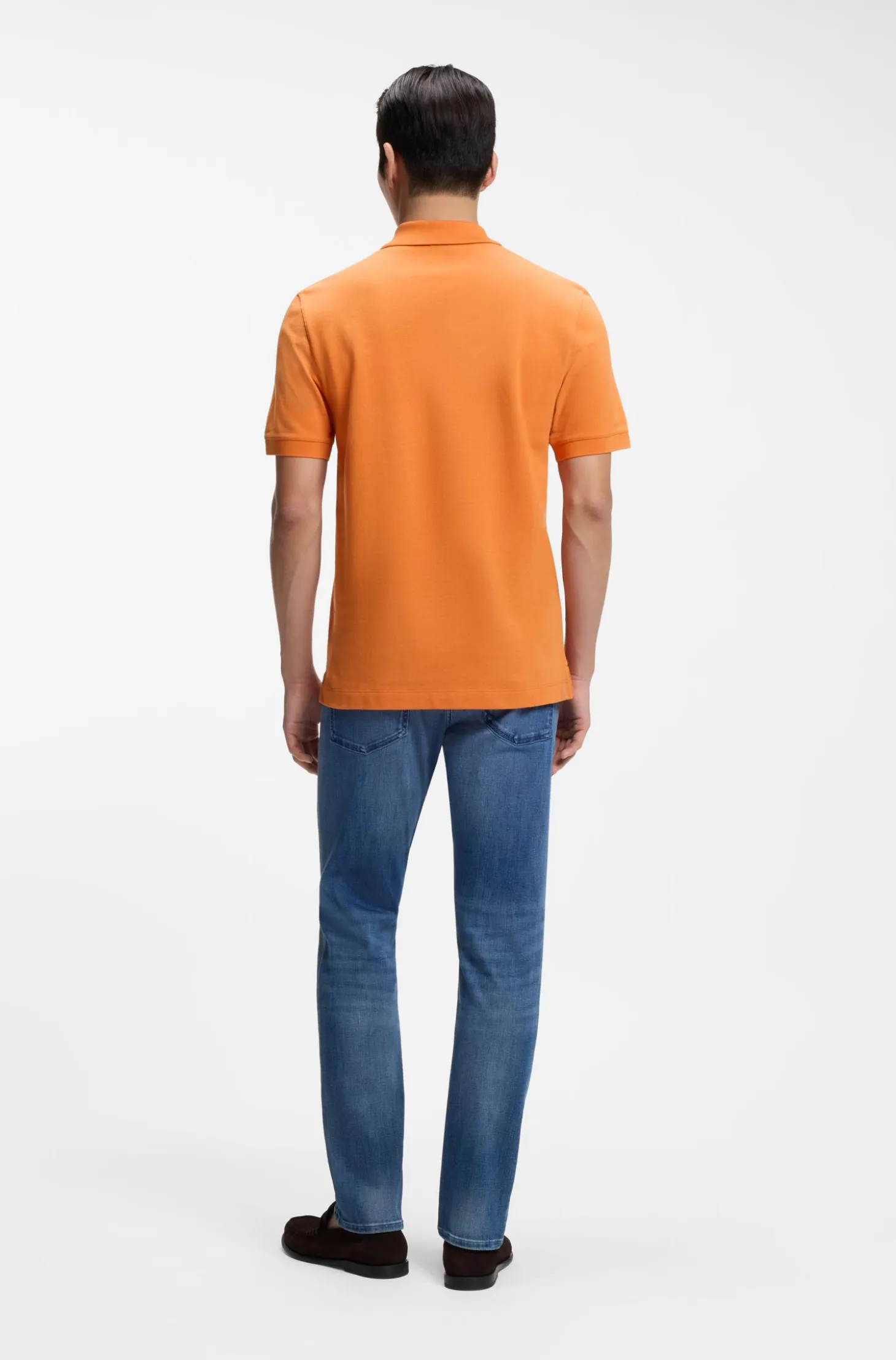 Pallas polo shirt in cotton piqué with embroidered logo