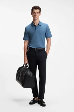 Pallas polo shirt in cotton piqué with embroidered logo