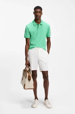 Pallas polo shirt in cotton piqué with embroidered logo
