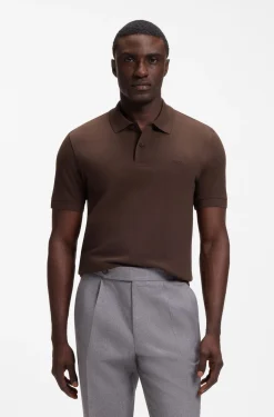 Pallas polo shirt in cotton piqué with embroidered logo