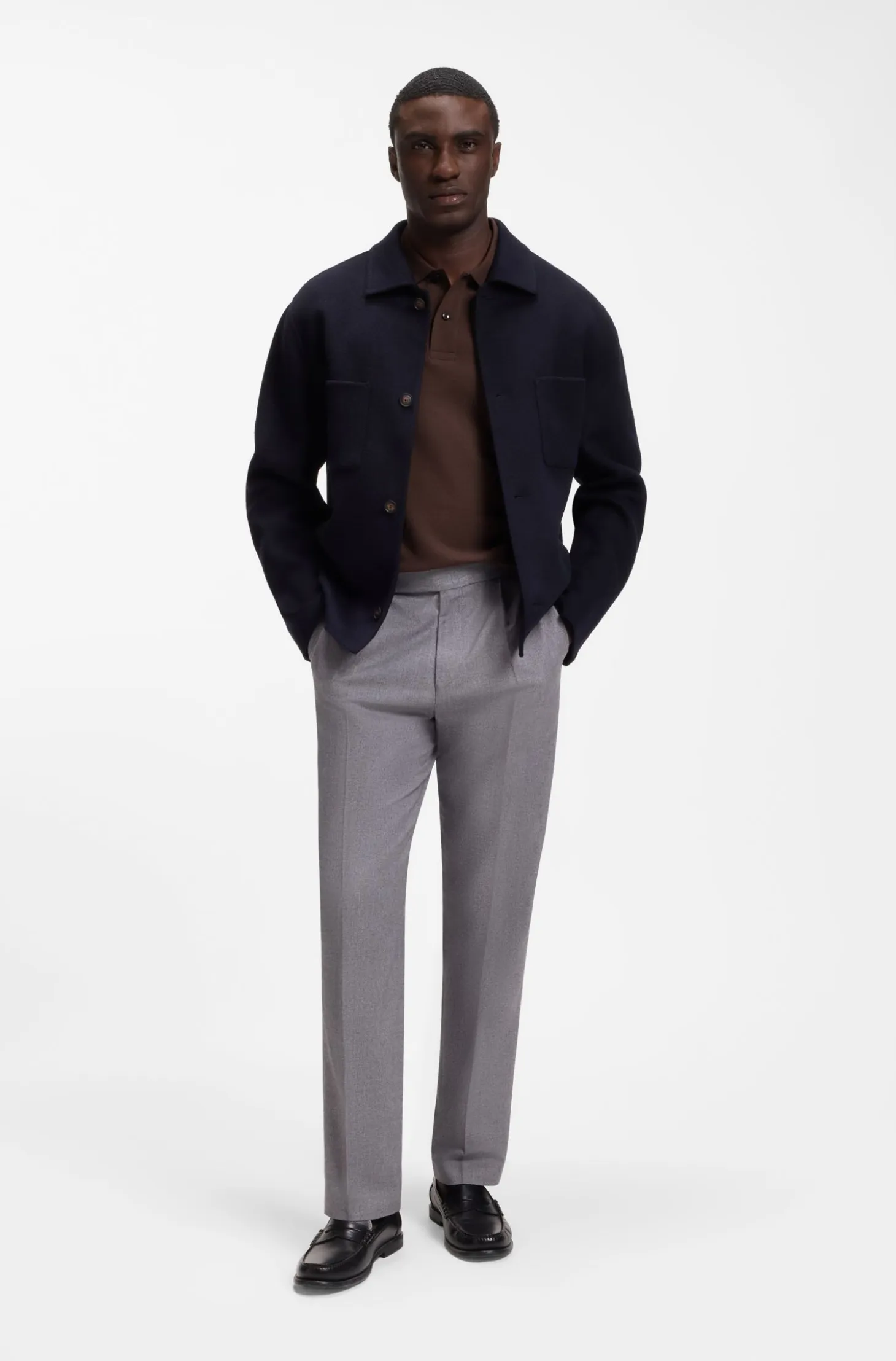 Pallas polo shirt in cotton piqué with embroidered logo
