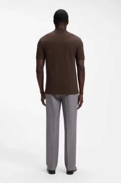 Pallas polo shirt in cotton piqué with embroidered logo